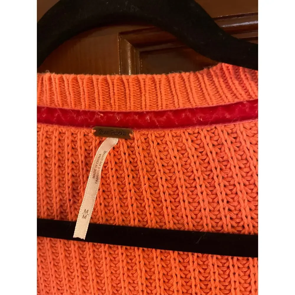 Free People Bell sleeve V neck sweater Medium - Picture 3 of 6